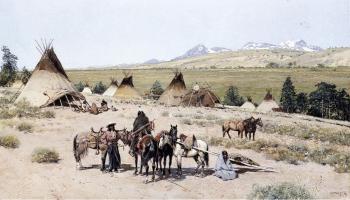 亨利 法爾尼 Indian Encampment